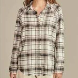 Lucky Brand Plaid Button Down Flannel Shirt NWT